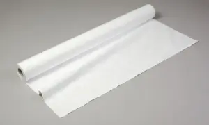 Rouleau de papier blanc sans acide, prêt à protéger vos œuvres d'art les plus précieuses.