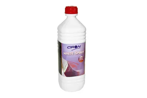 Bouteille de white spirit Ciron, diluant nettoyant pour pinceaux et surfaces.