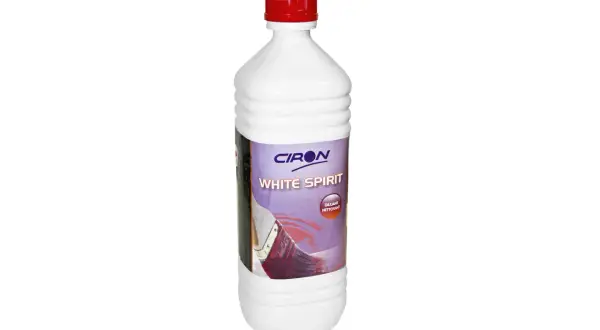 Bouteille de white spirit Ciron, diluant nettoyant pour pinceaux et surfaces.