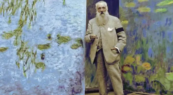 Claude Monet, entouré de ses nymphéas, incarne l'essence de ses influences impressionnistes.