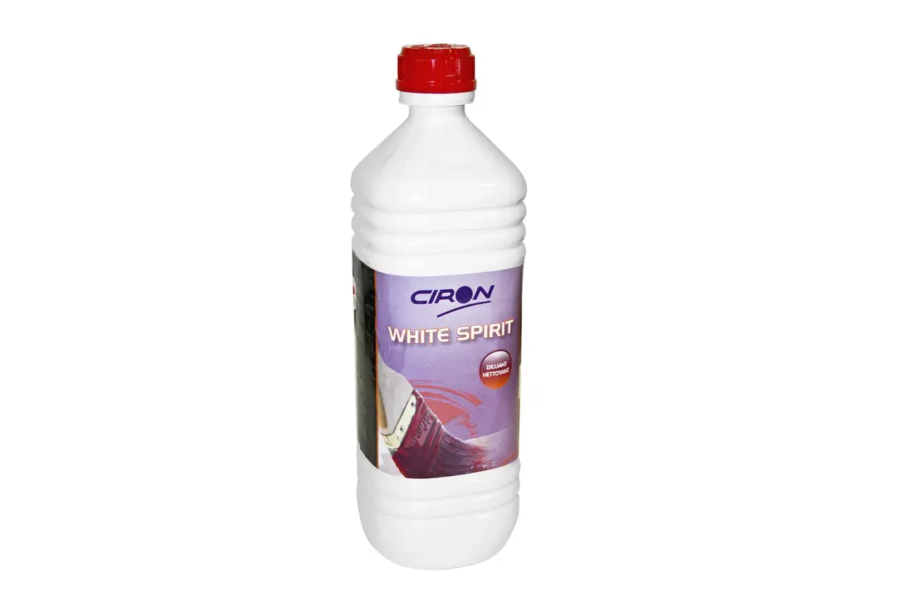 Bouteille de white spirit Ciron, diluant nettoyant pour pinceaux et surfaces.