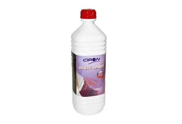 Bouteille de white spirit Ciron, diluant nettoyant pour pinceaux et surfaces.